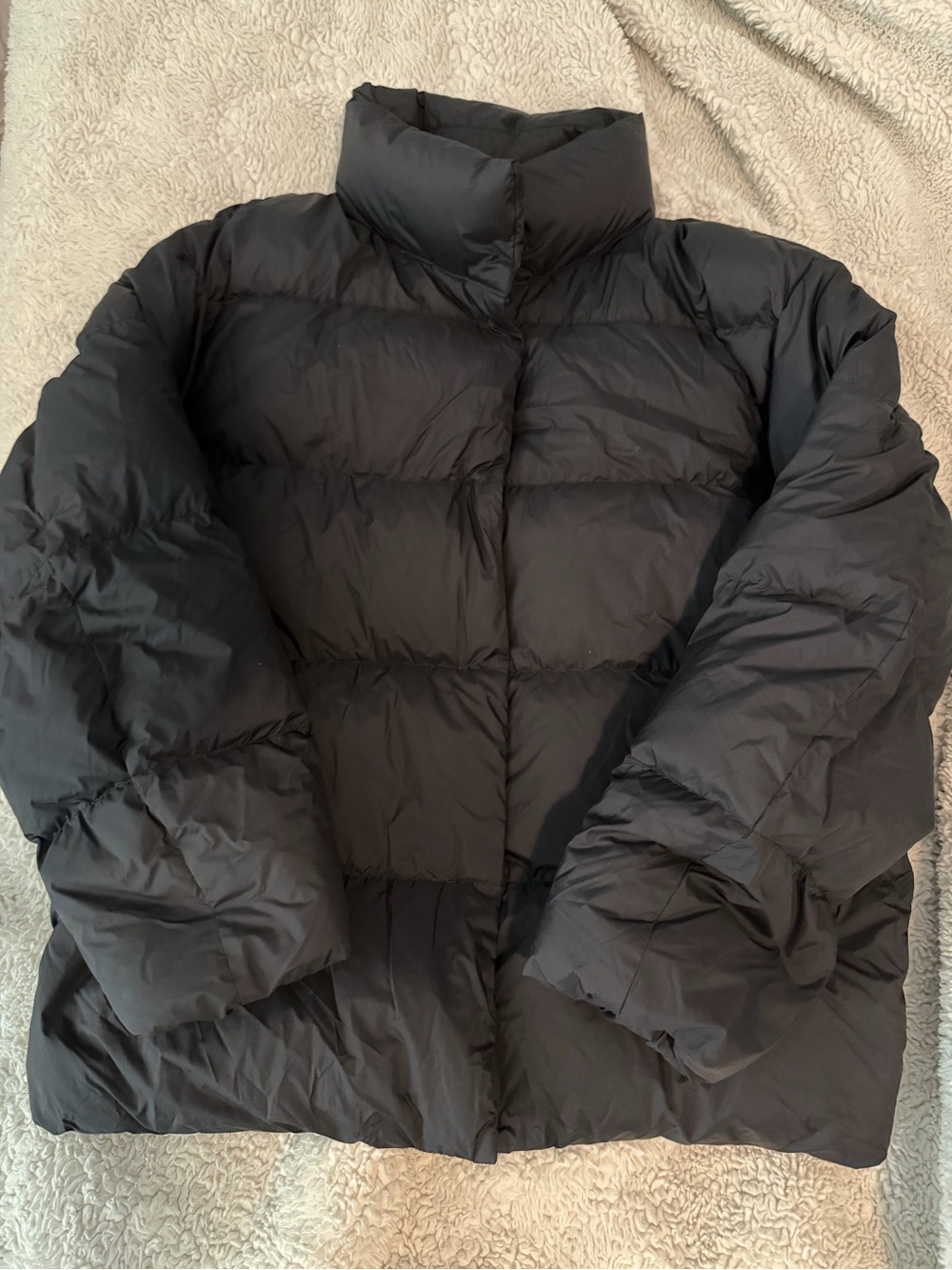 Uniqlo Black Quilted Puffer Jacket